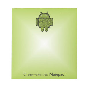 Bloc-note Bubbles Doodle Character pour le robot Android™