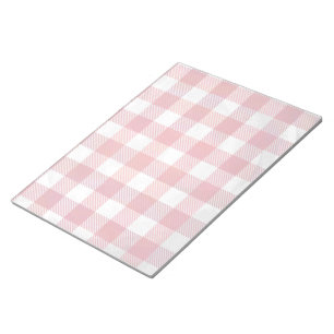 Bloc-note Buffalo Plaid Red and White