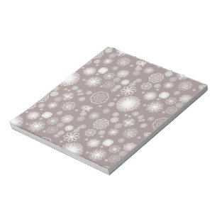 Bloc-note BuJo Papier Motif Dusty Florals Rose
