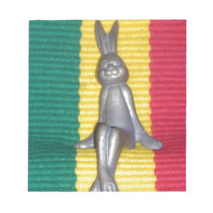Bloc-note Bunny à Rasta Couleurs : Une touche de Super