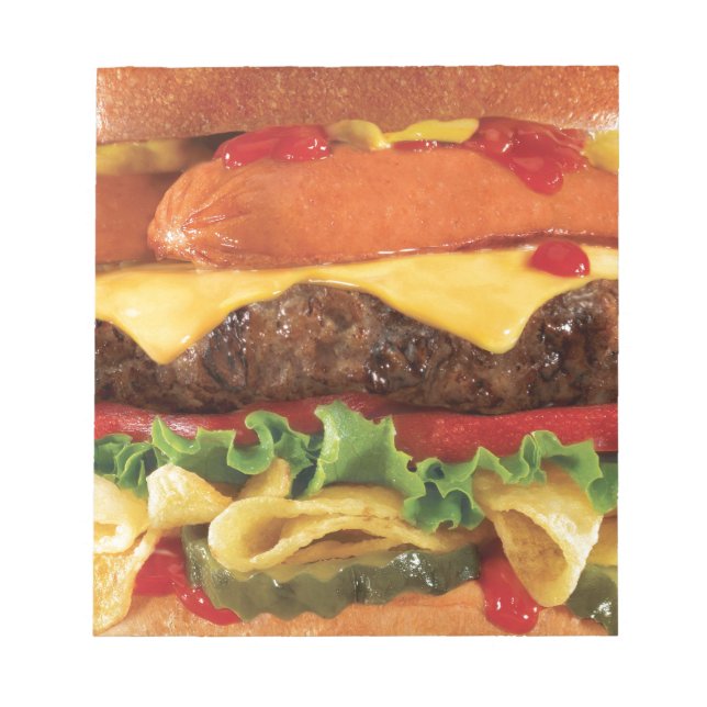 Bloc-note burger (Devant)