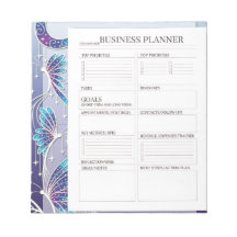 Business Planner white and black blue 💙
