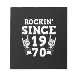 Bloc-note Cadeau de Noël Rockin depuis 1970