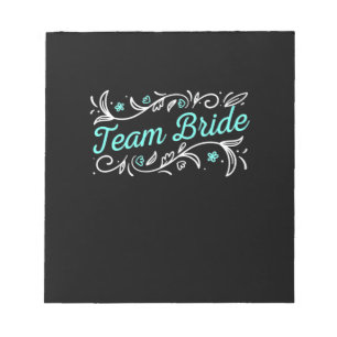 Bloc-note Cadeau mariage Mariée d'équipe