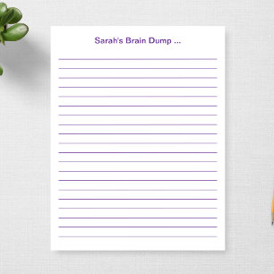 Bloc-note Cadeau personnalisé 11 x 8,5 Lined Teacher Cadeau