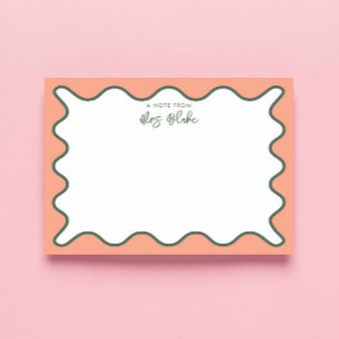 Bloc-note Cadeau Personnalisé pour Enseignant Fantaisiste On