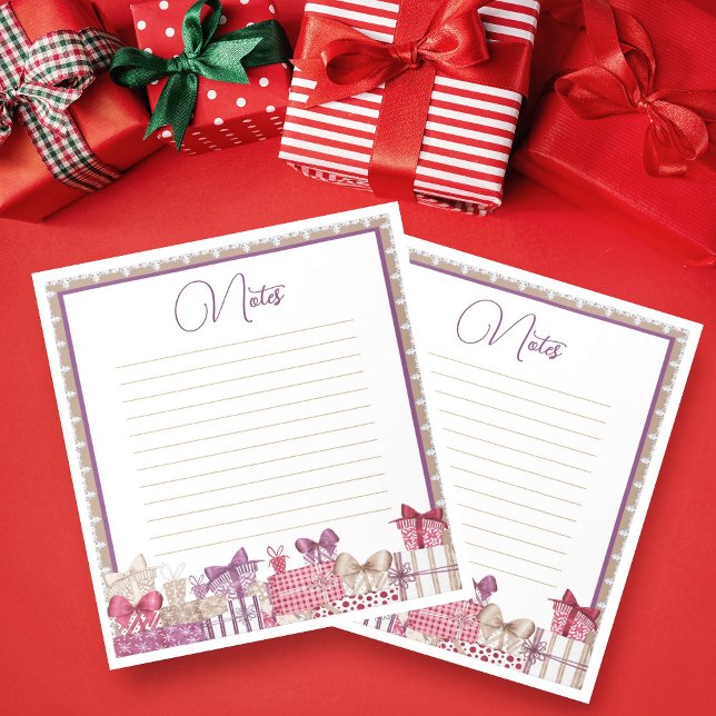 Bloc-note Cadeaux de fêtes de fin d'année  (Créateur téléchargé)