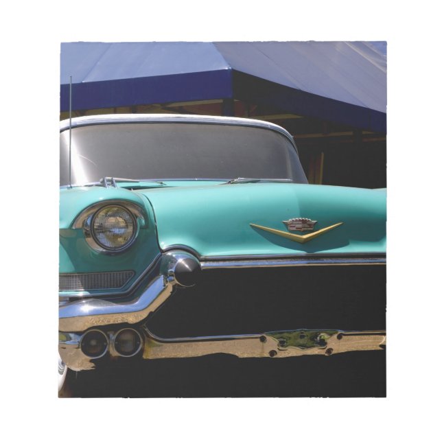 Bloc-note Cadillac Verte d'Elvis Presley convertible en (Devant)