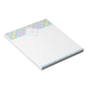 Bloc-note Cahier à carreaux pastel