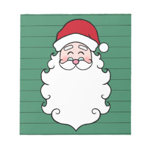 Bloc-note Cahier Cadeau de Noël Père Noël