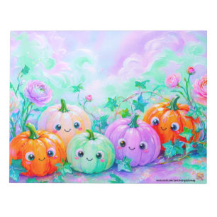 Bloc-note Cahier Citrouilles Joyeuses