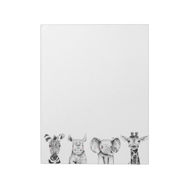 Bloc-note Cahier De Notes Du Zoo (Tourné)