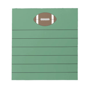 Bloc-note Cahier de notes Football Cadeau