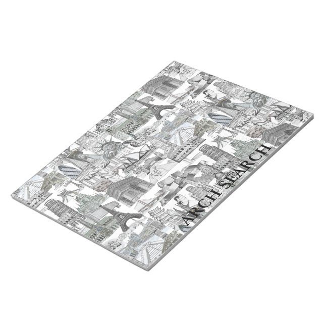 Bloc-note Cahier de Notes Mural Arch Search (Incliné)