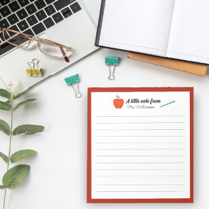 Bloc-note Cahier personnalisé Apple Pencil pour remercier un