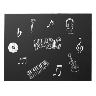 Bloc-note Cahier Thématique Musique