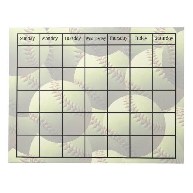 Bloc-note Calendrier à billes multiples jaune vierge (Devant)