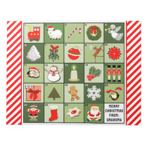 Bloc-note Calendrier de l'Avent de Noël