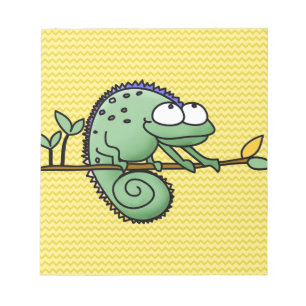 Bloc-note Caméléon Dessin Animé Lézard Mignon