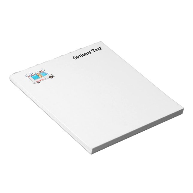 Bloc-note Camion à glace avec musique (Incliné)