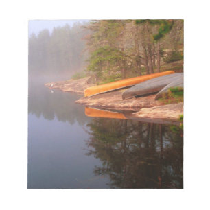 Bloc-note Camping Canoë Brumeux, Lac Kawnipi,