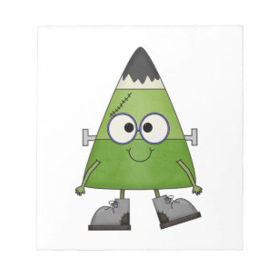 Bloc-note Candy Corn Frankenstein Halloween