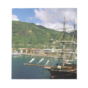 Bloc-note Caraïbes, Sainte-Lucie, Soufrière. Bateaux à