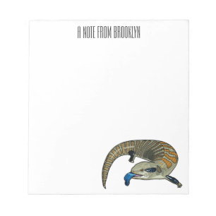 Bloc-note Caricature en bleu