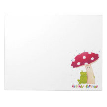 Caricature mignonne grenouille assise et champigno
