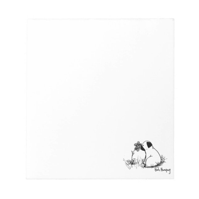 Bloc-note Carlin soleil et fleurs (Devant)