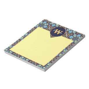 Bloc-note Carreaux orientaux, azulejos diagonaux