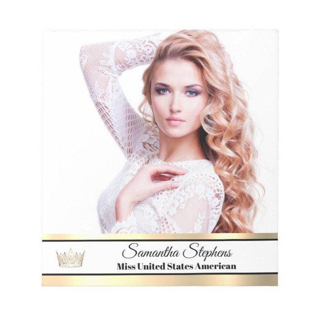 Bloc-note Carte Autographe Gold Shine (Devant)