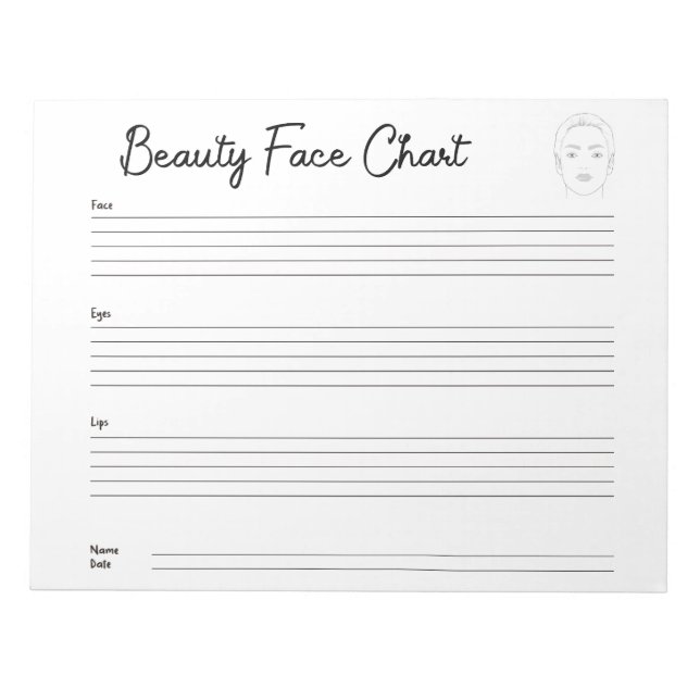 Bloc-note carte graphique professionnelle (Devant)