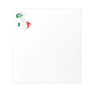 Bloc-note Carte Italie