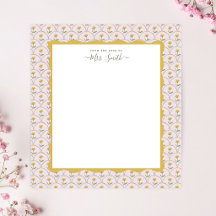 Cartes de notes élégantes à fleurs sauvages