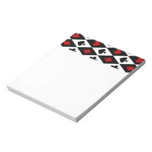 Bloc-note Casino du Joueur de cartes Blackjack Las Vegas