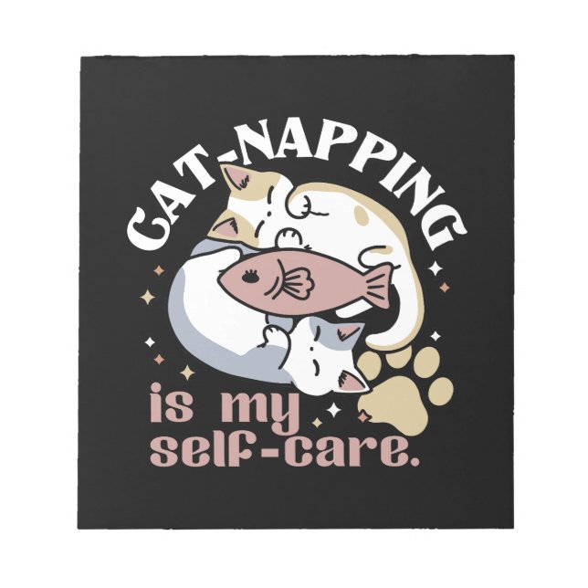 Bloc-note Cat-Napping Est Mon Citation De Cat Mignonne D'Aut (Devant)