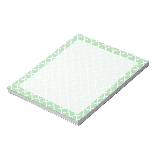 Bloc-note Celadon Quatrefoil (Tourné)