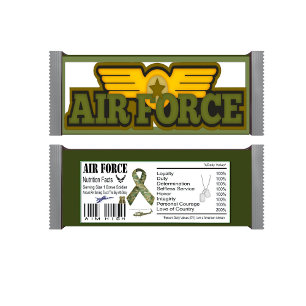 Bloc-note Célébration militaire de l'Armée de l'air Candy Ba
