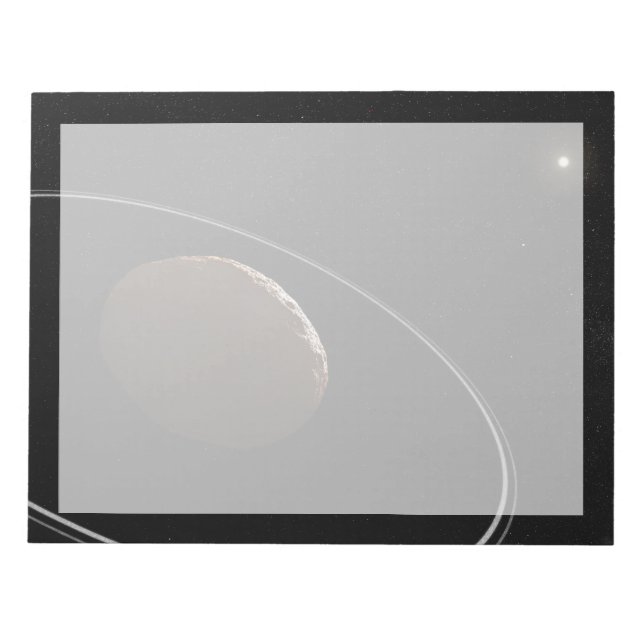 Bloc-note Centaur 1099 Chariklo Et Ses Anneaux. (Devant)