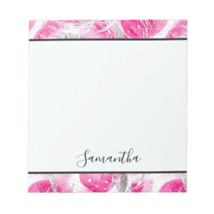 Bloc-note Cercles Abstraits roses-filles