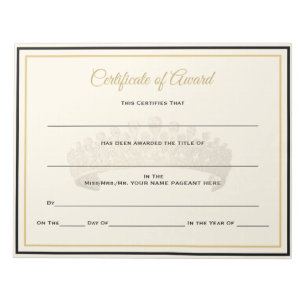 Bloc-note Certificats de la Couronne du Royaume-Uni - Prix