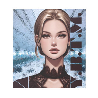 Bloc-note C'est simple. Conception de caractères Animée