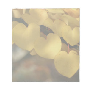 Bloc-note chaîne de coeurs