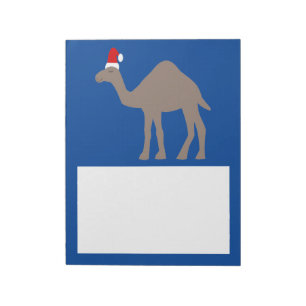 Bloc-note Chameau de Noël mignon