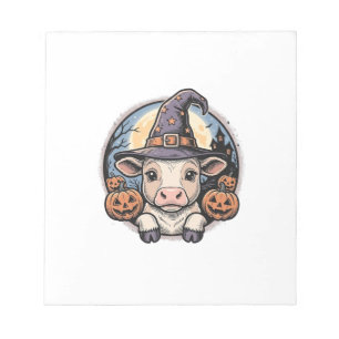 Bloc-note Chapeau de sorcière de veau Halloween mignon Gravu