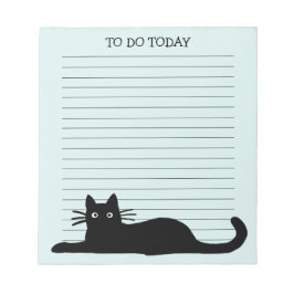 Bloc-note Chat Kitty noir cool sur mesure