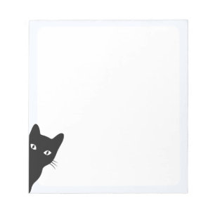Bloc-note Chat noir de Pékin