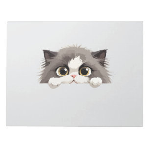 Bloc-note Chat Peeking mignonne adorable animal amusant cari