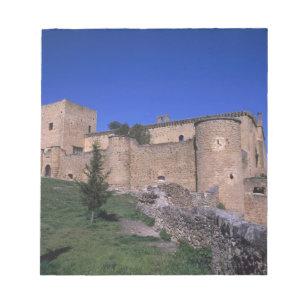 Bloc-note Château de Pedraza, Castille Leon, Espagne